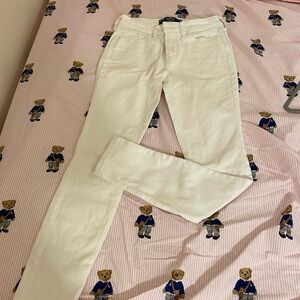 Hollister white jeans size 25r